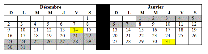 Exemple de vacances judiciaires saisonnières 1